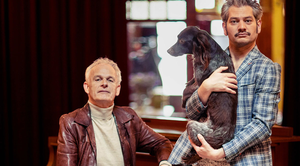 De poster voor Ramses enzo met Cor Bakker en Maarten Heijmans.