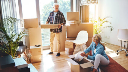 Stel gaat samenwonen.