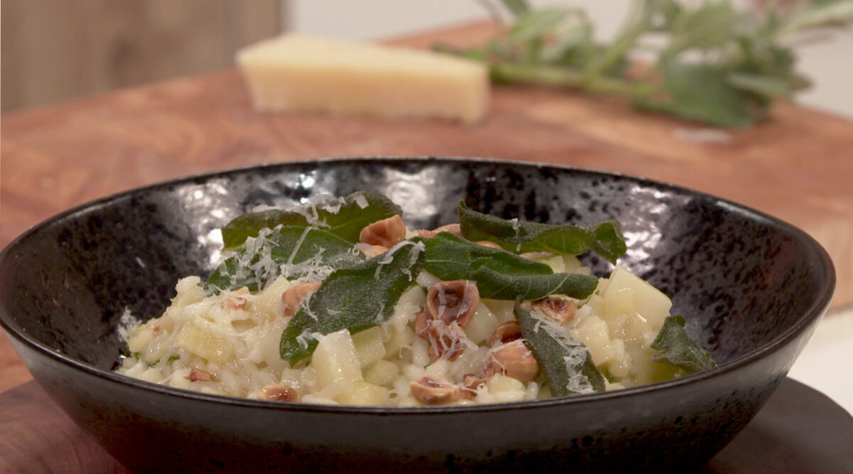 Kook mee met MAX: risotto met pastinaak en salie