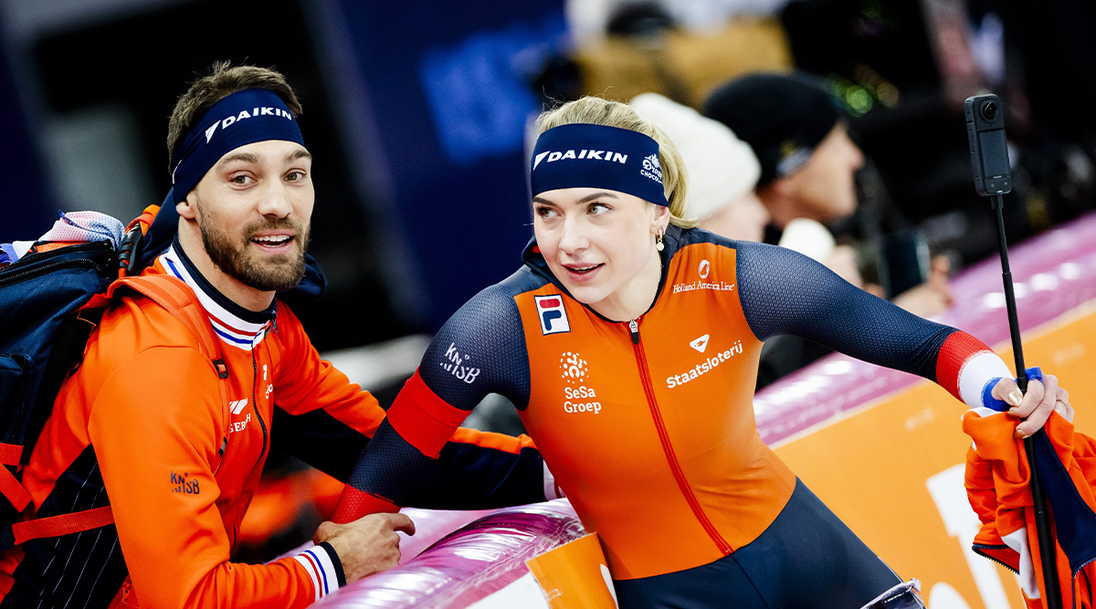 Kjeld Nuis en Joy Beune.