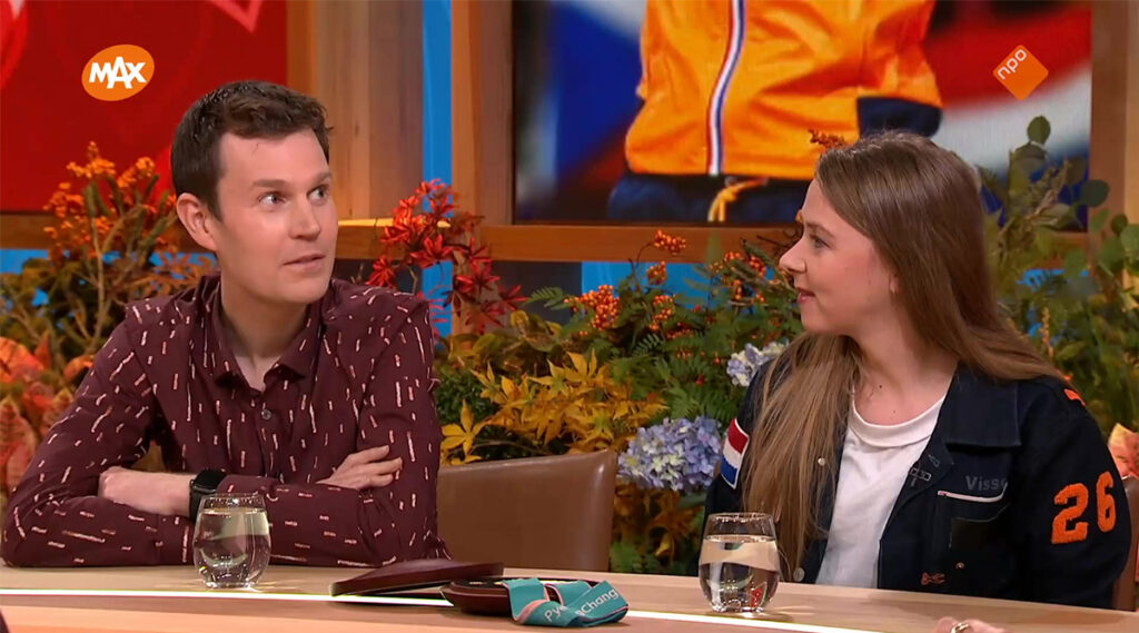 Schaatster Esmee Visser en oud-wielrenner Daan Olivier over hun liefde voor de sport (en elkaar)