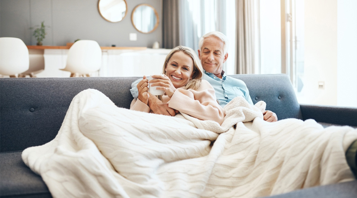 Thuisblijven op de bank