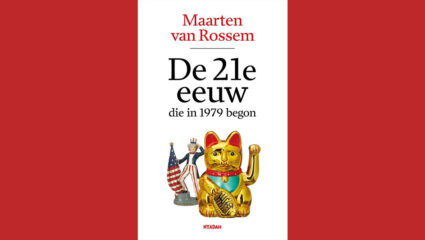 De omslag van het boek De 21e eeuw, die in 1979 begon van Maarten van Rossem.