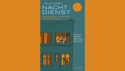 De omslag van het boek Nachtdienst van Rhijja Jansen.