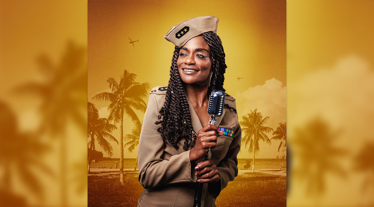 De poster van het theaterconcert Rum and Coca-Cola van Izaline Calister.