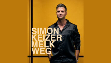 De poster voor de show van Simon Keizer.