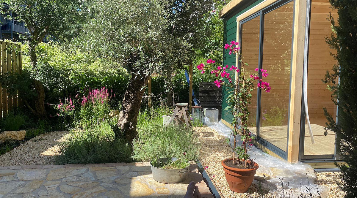 De tuin van Kes Blans.