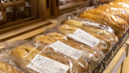 Ultrabewerkt brood uit de supermarkt.