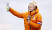 Xandra Velzeboer met haar tweede gouden medaille op de Olympische Spelen 2026.