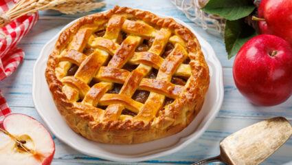 Puzzel: maak de appeltaart compleet.