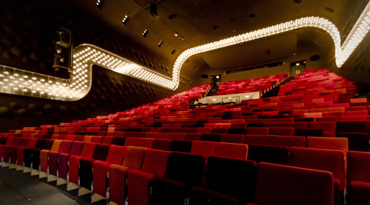Theaterzaal van theater Oude Luxor in Rotterdam