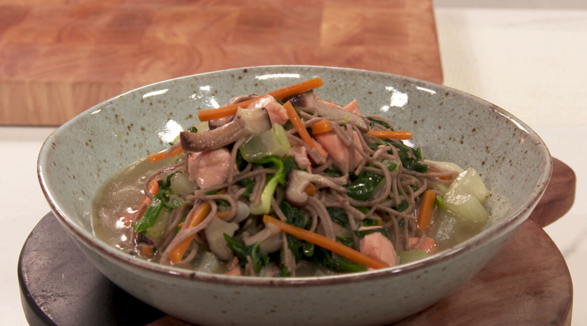 Kook mee met MAX: Japanse misosoep met zalm en shiitake