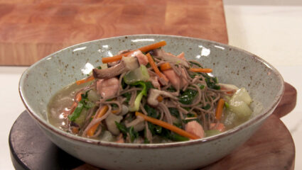 Kook mee met MAX: Japanse misosoep met zalm en shiitake