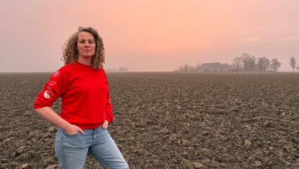 Kim van den Bergh, podcast maker Het Rode Noorden