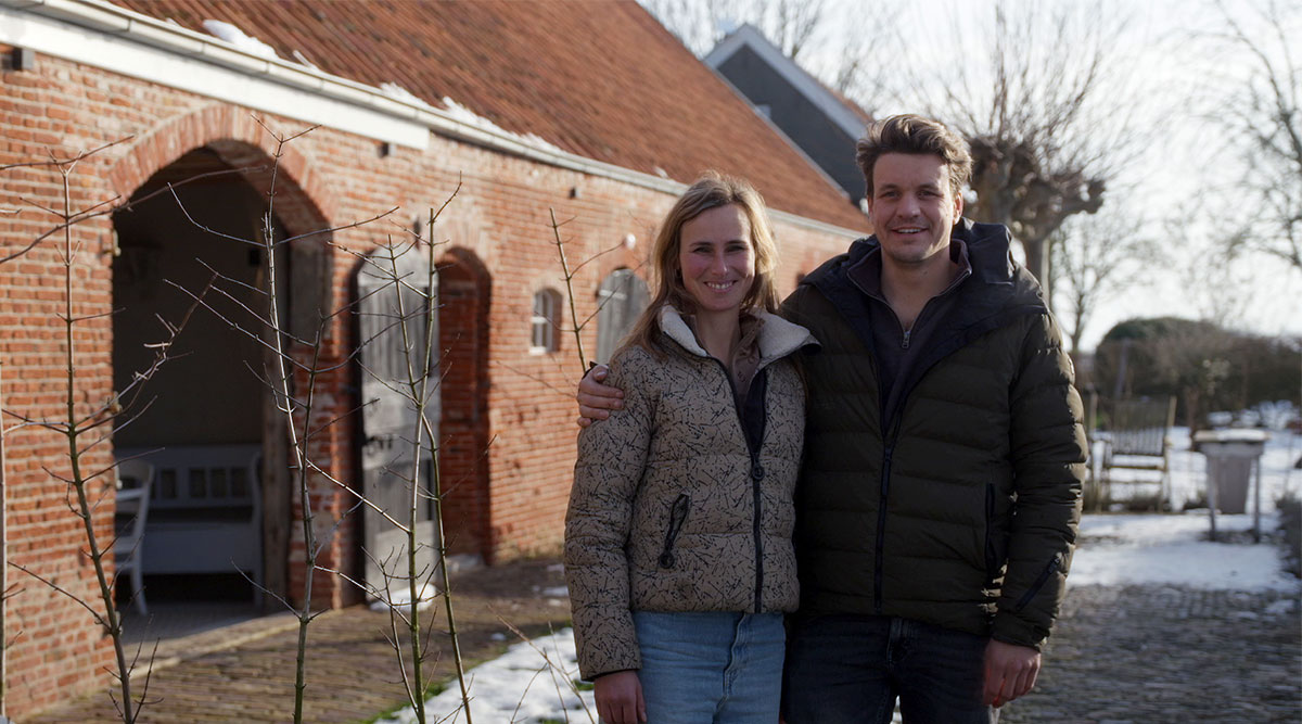 Elisabeth en Matthijs uit aflevering 9 van Bed & Breakfast.