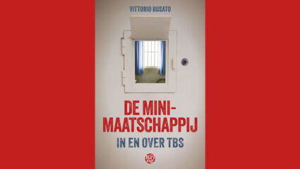 De omslag van het boek De mini-maatschappij in en over tbs van Vittorio Busato.