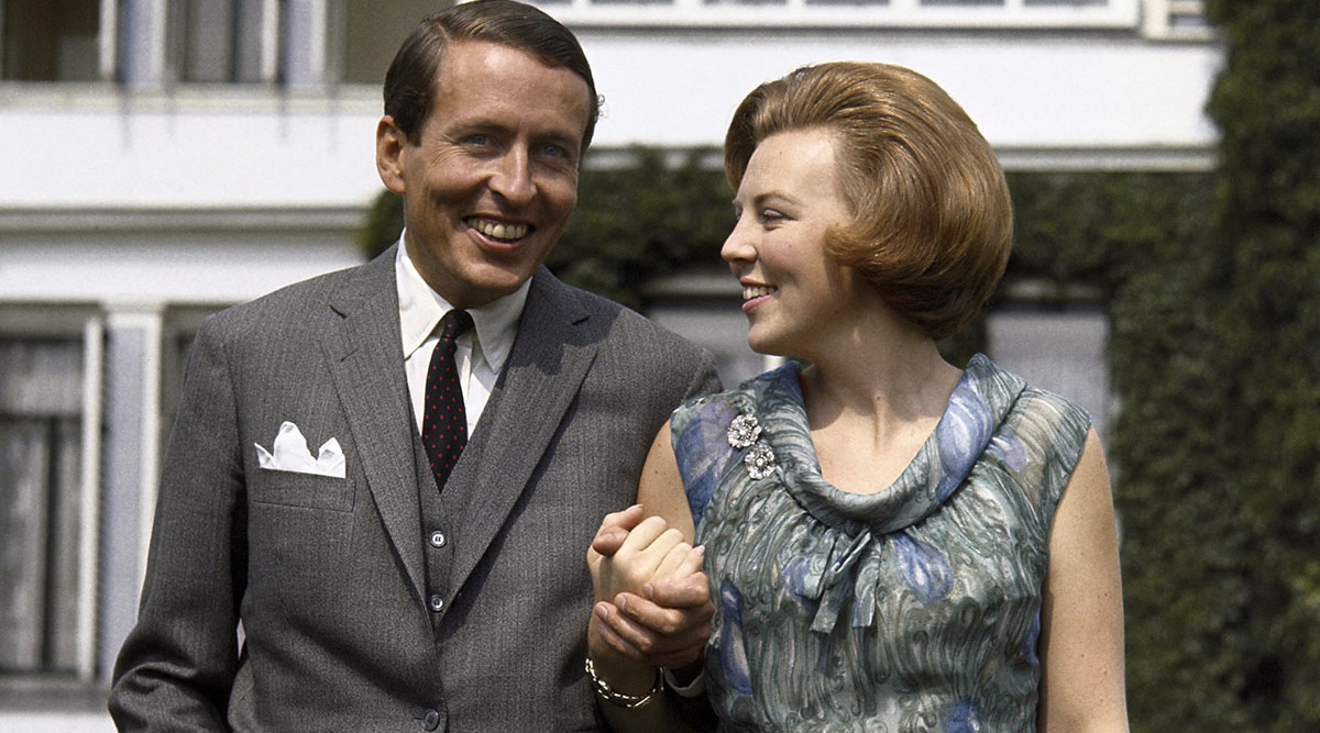 Kroonprinses Beatrix en prins Claus