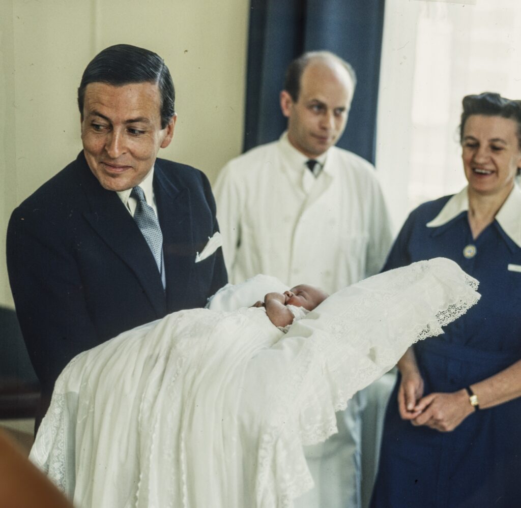 Prins Claus na de geboorte van Willem-Alexander 