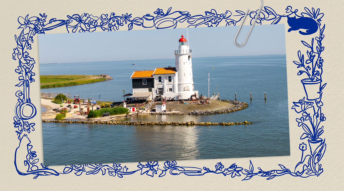 Boottochtje naar Marken in Het leven van Marian