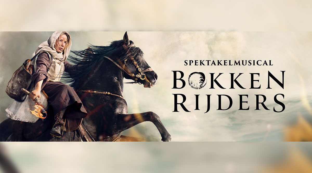 De poster van de musical Bokkenrijders.