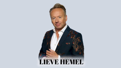 De poster voor de voorstelling Lieve Hemel van Joris Linssen.