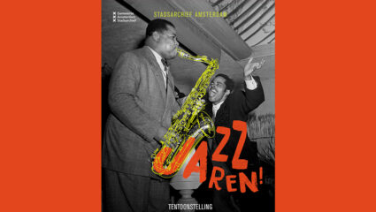 De poster voor de tentoonstelling Jazz-jaren.