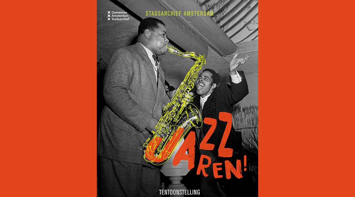 De poster voor de tentoonstelling Jazz-jaren.