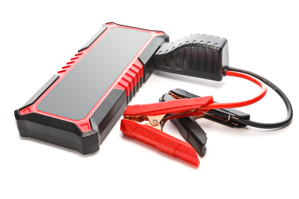 Een draagbare jumpstarter