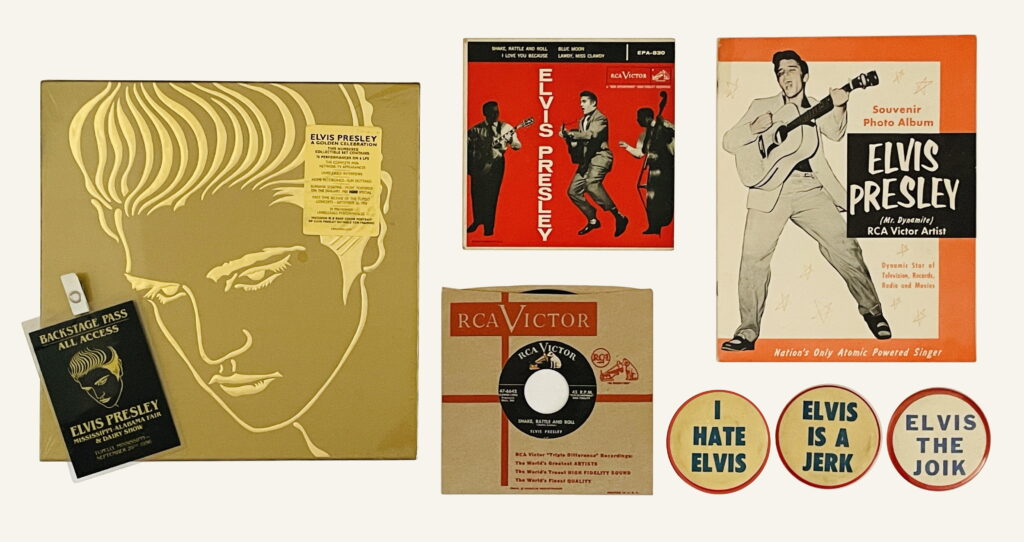 Foto's van het eerste optreden op nationale televisie van Elvis Presley