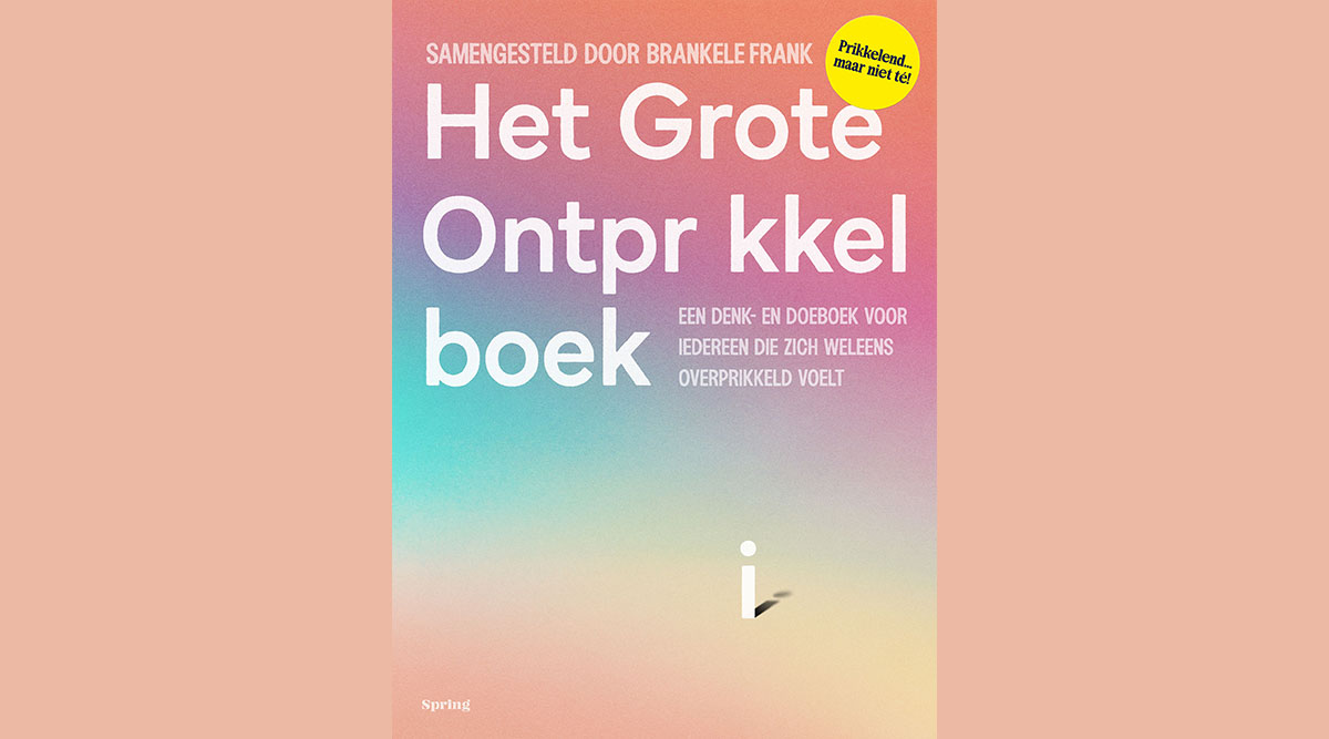 De omslag van Het grote ontprikkelboek van Brankele Frank.