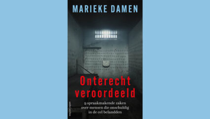 De omslag van het boek Onterecht veroordeeld van Marieke Damen.