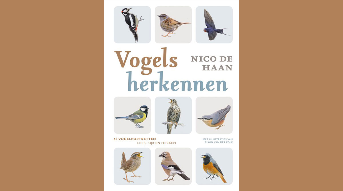 De omslag van het boek Vogels herkennen van Nico de Haan.