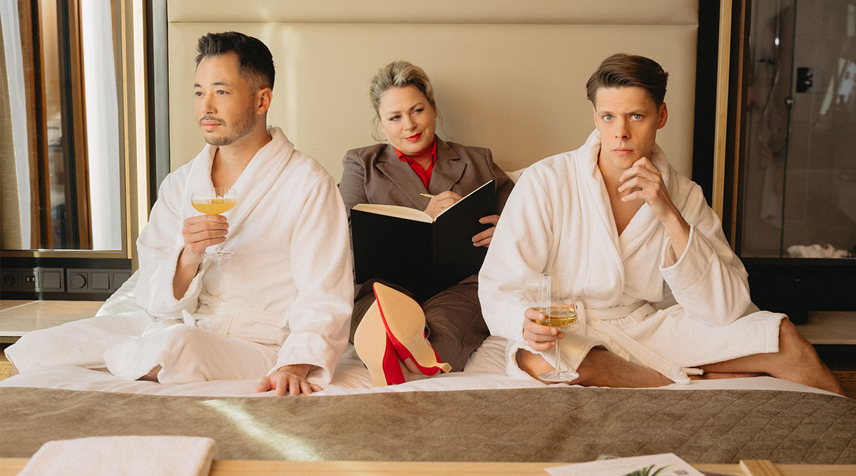 De poster voor de voorstelling Adam & Evert.