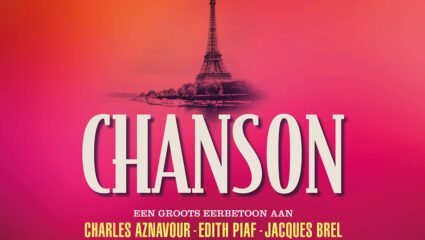 De poster van theaterconcert Chanson.