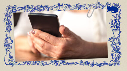 Marian belt met haar broer in Het leven van Marian