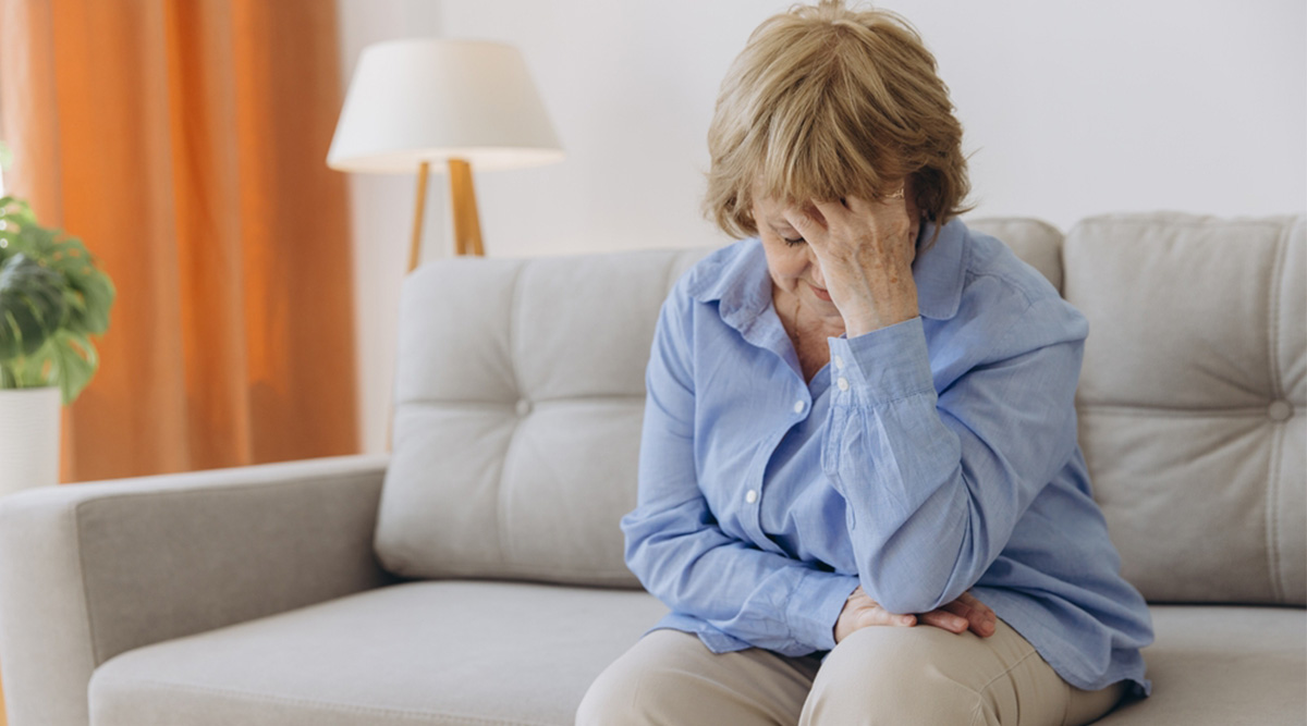 Mevrouw heeft te maken met pesten.