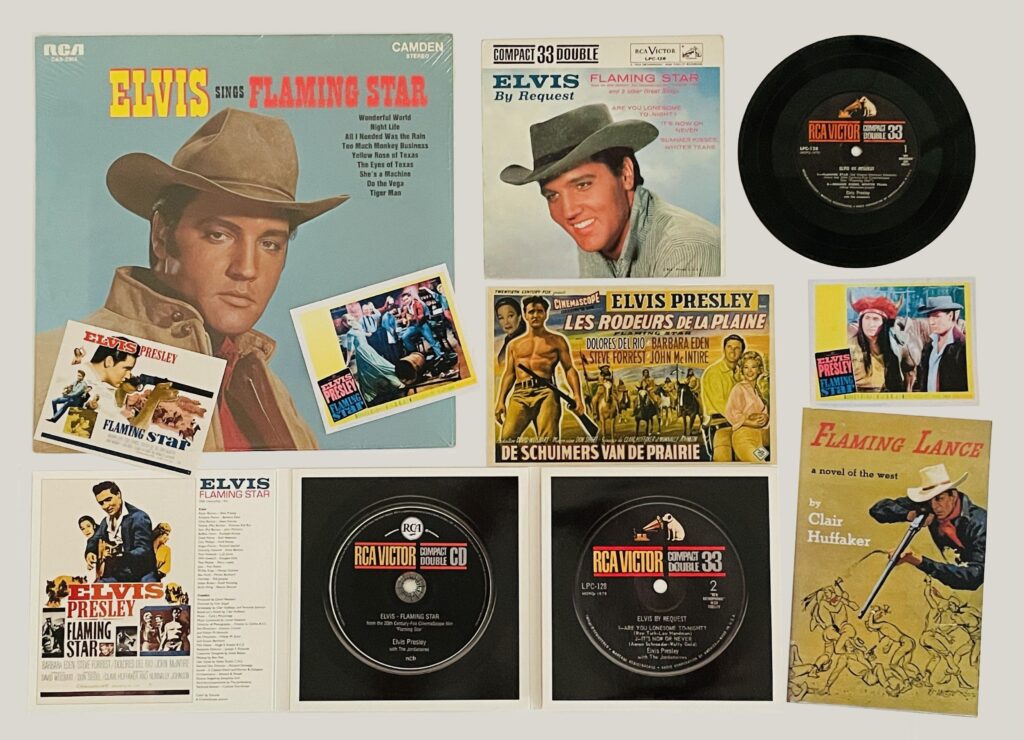 Verschillende edities van Flaming Star van Elvis Presley