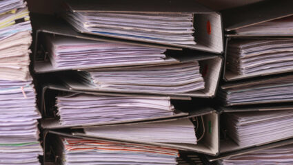 Mappen met administratie