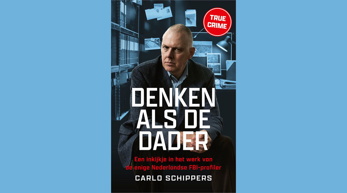 De omslag van het boek Denken als de dader van Carlo Schippers.