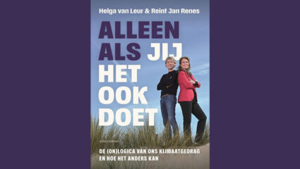 De omslag van het boek Alleen als jij het ook doet van Helga van Leur en Reint Jan Renes.