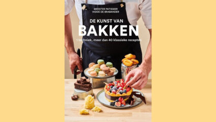 De omslag van het boek De kunst van bakken van Hidde de Brabander.
