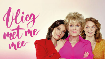De poster voor de musical Vlieg Met Me Mee.