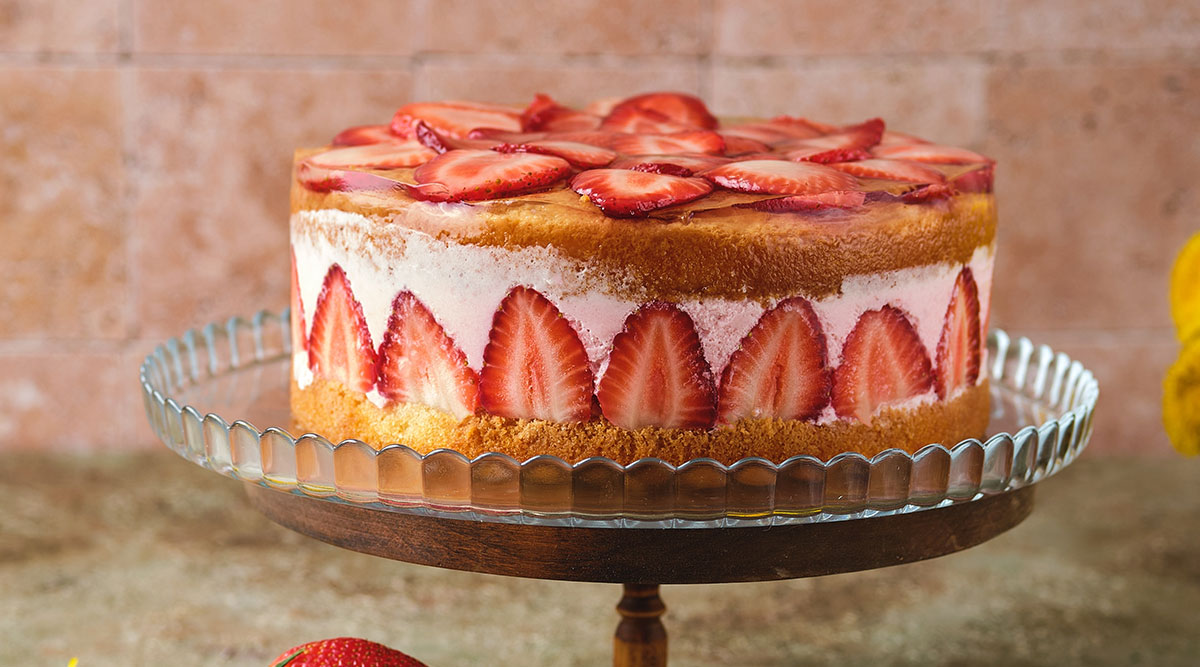 Een fraisiertaart.