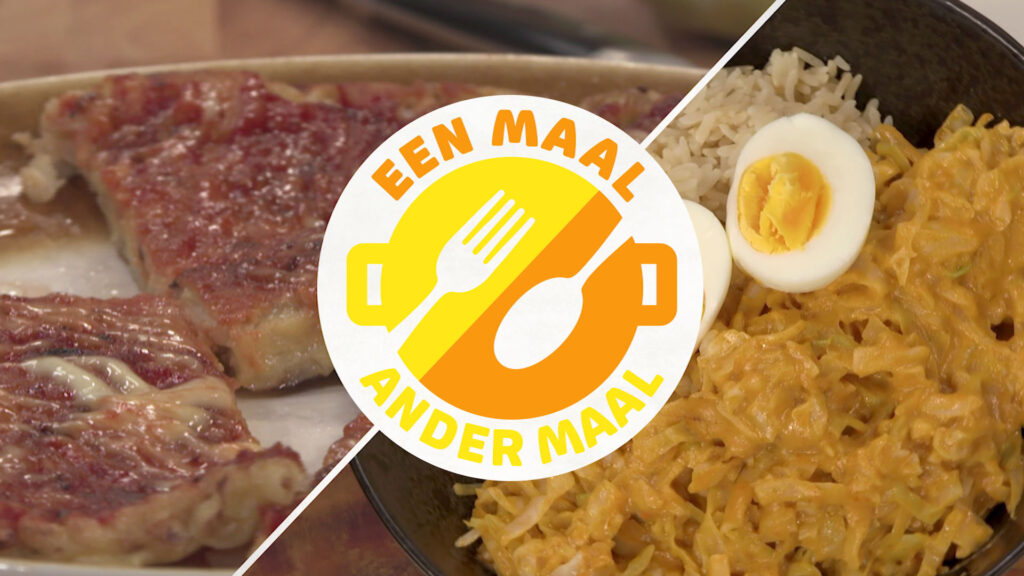 Eén maal, ander maal: spitskoolpannenkoek met saus (okonomiyaki) en spitskoolcurry