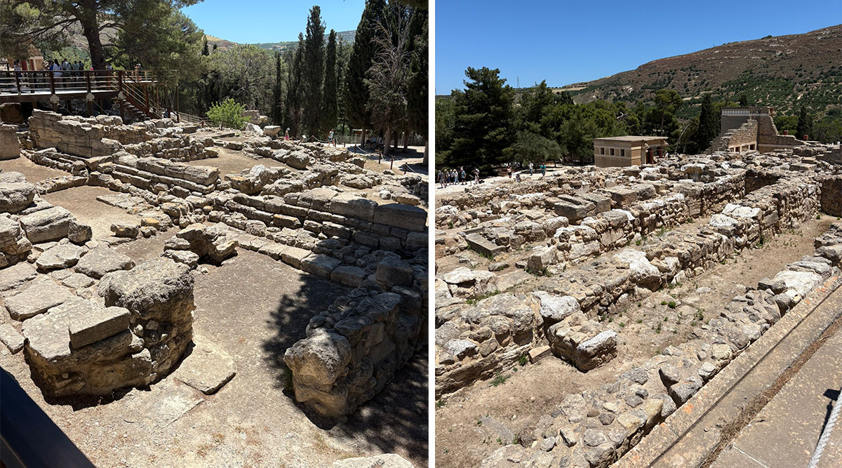 Knossos, de grootste archeologische opgraving op Kreta.