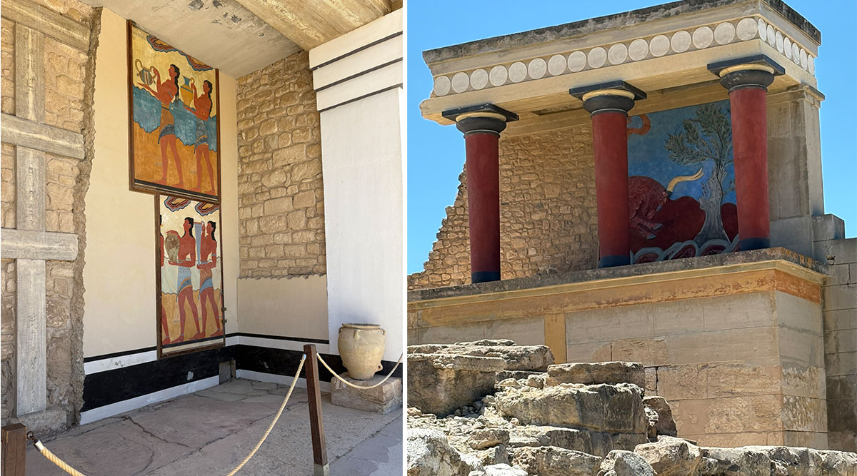 Knossos, de grootste archeologische opgraving op Kreta.