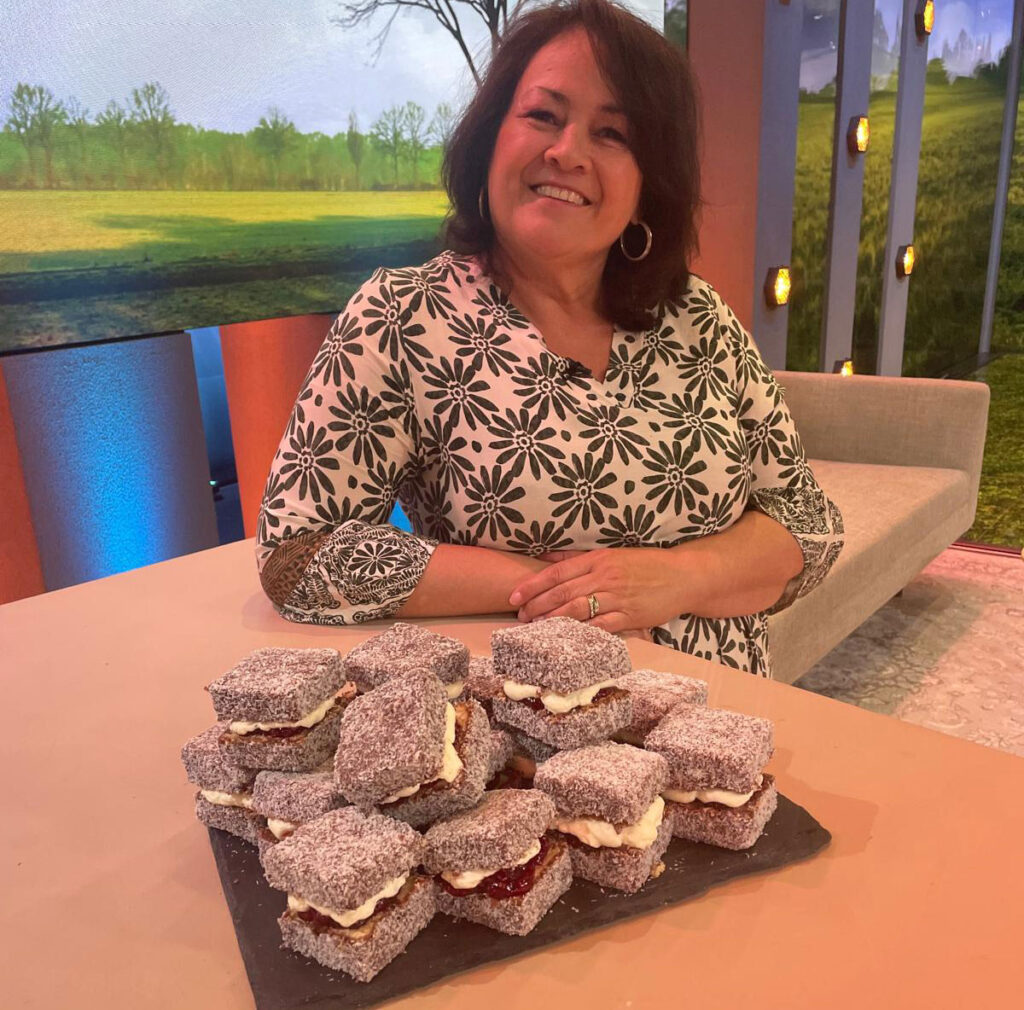 Francis Kuijk met haar lamingtons. 