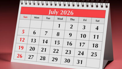 Kalender van juli 2026