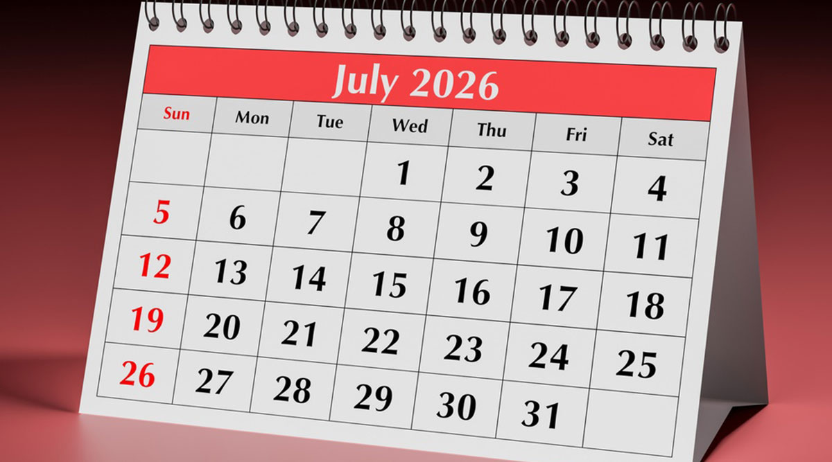 Kalender van juli 2026