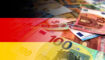 Foto van een Duitse vlag en euro's, een Duits pensioen
